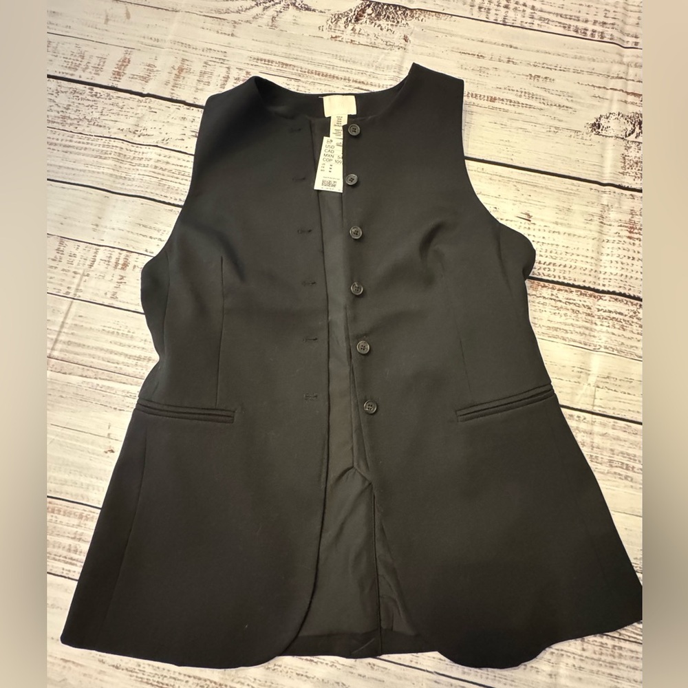 H&M Classic Black Vest